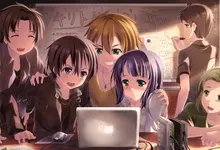 sword art online kirigaya kazuto sachi sao kirito black cats of the night guild Art HD Wallpaper